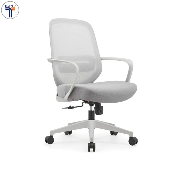 ATOM-GY- Mid back office chair (Grey Frame)